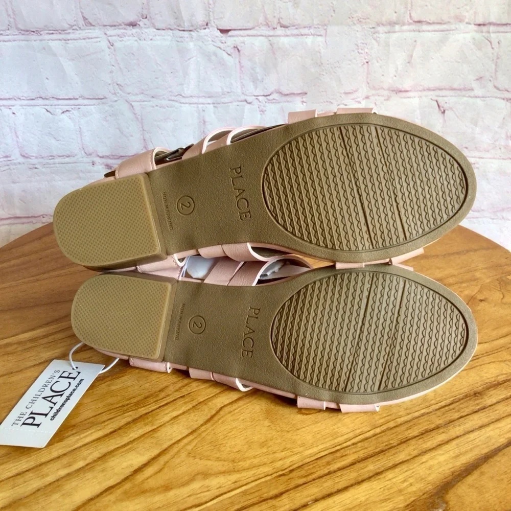 The Children's Place Pink High Heel Sandals - Size 2